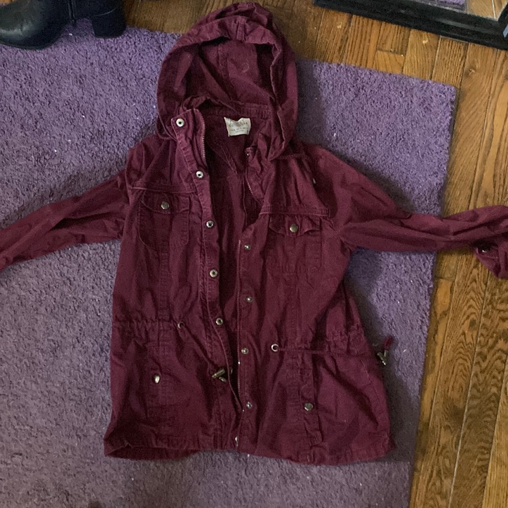 Lightweight Maroon Jacket